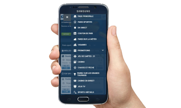 Application mobile 1xBet pratique